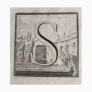 Old Master, Antiquities of Herculaneum, Letter S, Etching, 18th Century-ZCI-2024915