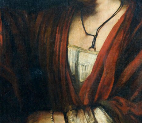 Old Master Portrait of Woman, 16th or 17th Century, Painting, Framed-SA-1327871