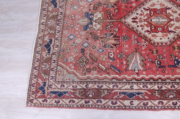 Old Red Wool Rug-XSG-1309273