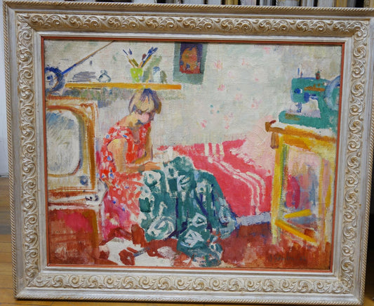 Olga Bogaevskaja, Interior of My Room, 1962