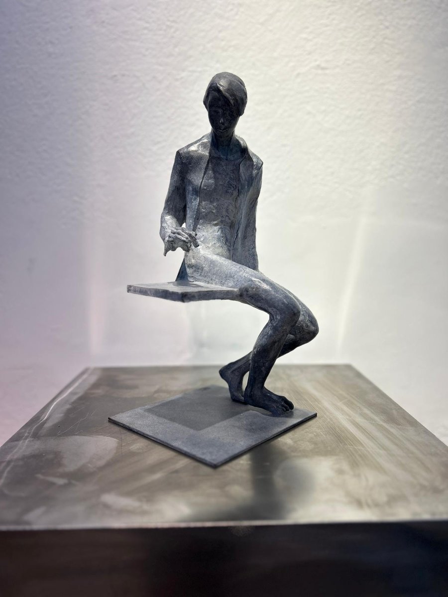 Olga Prokop-Misniakiewicz, Chess Player, Bronze Sculpture