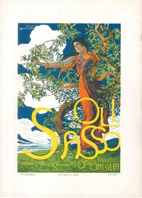 Oli Sasso - Original Advertising Lithograph by Plinio Nomellini - 1914 ca. 1914 ca.-ZCI-759789