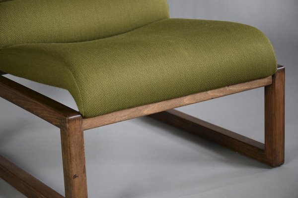 Olive Green Lounge Chair by Martin Stoll, 1970-IEI-1352797