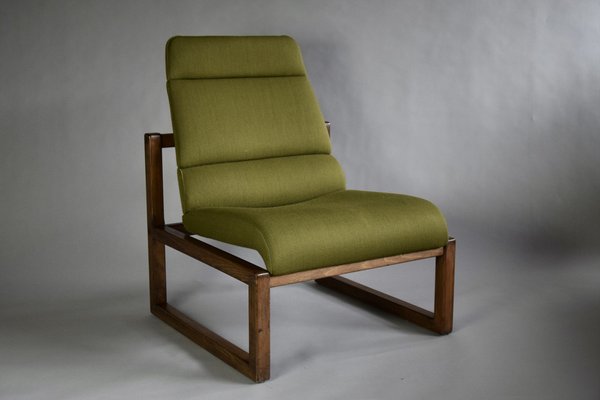 Olive Green Lounge Chair by Martin Stoll, 1970-IEI-1352797