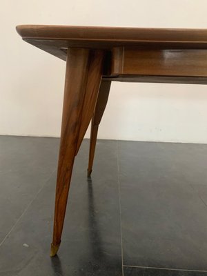 Olive Tree Table with Ebony Brass Tips-IJR-1081882