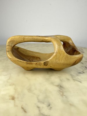 Olive Wood Centerpiece, Italy, 1960s-YST-1750205