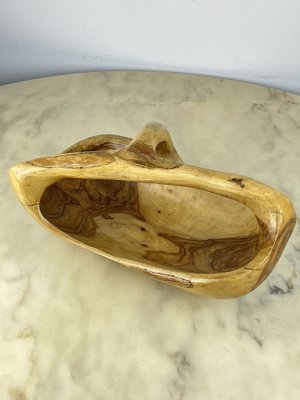 Olive Wood Centerpiece, Italy, 1960s-YST-1750205