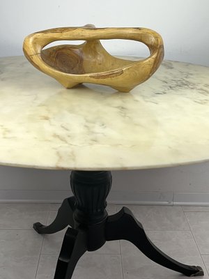 Olive Wood Centerpiece, Italy, 1960s-YST-1750205