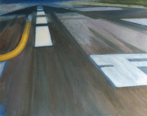 Olivier Furter, Runway I, 2020, Oil on Paper-CHG-1388211