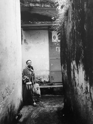 Olivier Le Brun, Woman in Alley, Moutsamoudou, Anjouan, Comoros, 2007, Silver Print-KHH-1744003