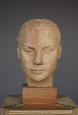 Olle Adrin, Head Sculpture, 1960s, Terracotta-JG-1820680