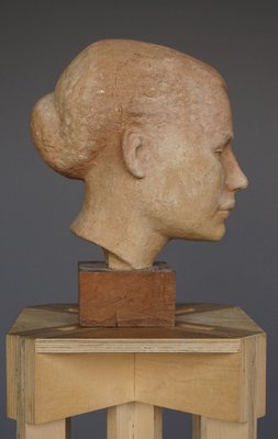 Olle Adrin, Head Sculpture, 1960s, Terracotta-JG-1820680