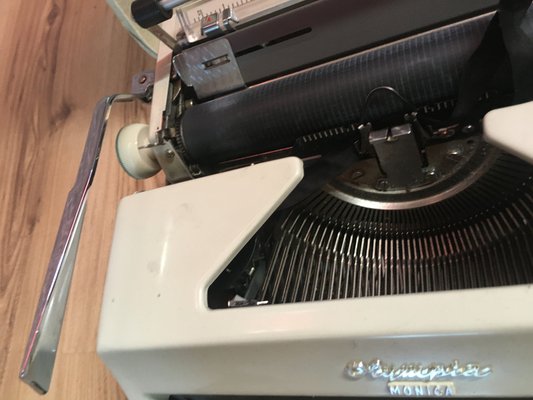 Olympia Monica Typewriter with Suitcase, 1960s-WQQ-991084