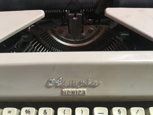 Olympia Monica Typewriter with Suitcase, 1960s