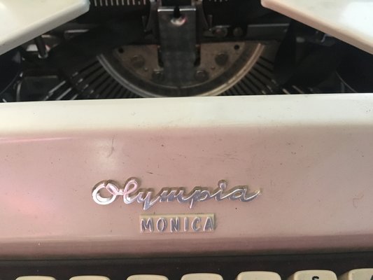 Olympia Monica Typewriter with Suitcase, 1960s-WQQ-991084