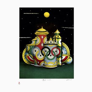 Olympic Connections - Original Lithograph by P.A. Breccia - 2008 2008-ZCI-757073