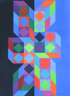 Olympic Games Poster by Victor Vasarely for Edition Olympia 1972 GmbH, 1970s-LXP-931765