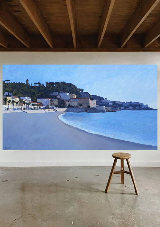 Omar Logang, Panoramique, Oil on Canvas, 21st Century