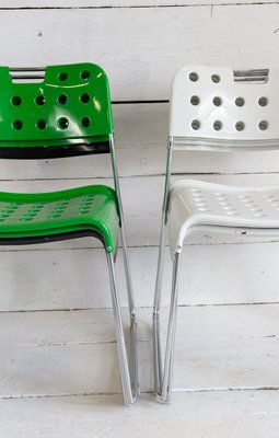 Omstak Chairs by Rodney Kinsman for Bieffeplast, 1970s, Set of 9-EBW-2017157