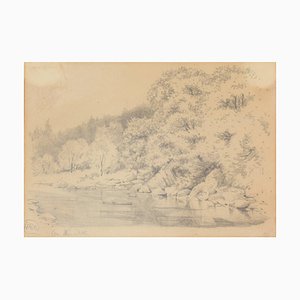 On the Cree, 19th Century, Watercolor on Paper-AOI-1106913