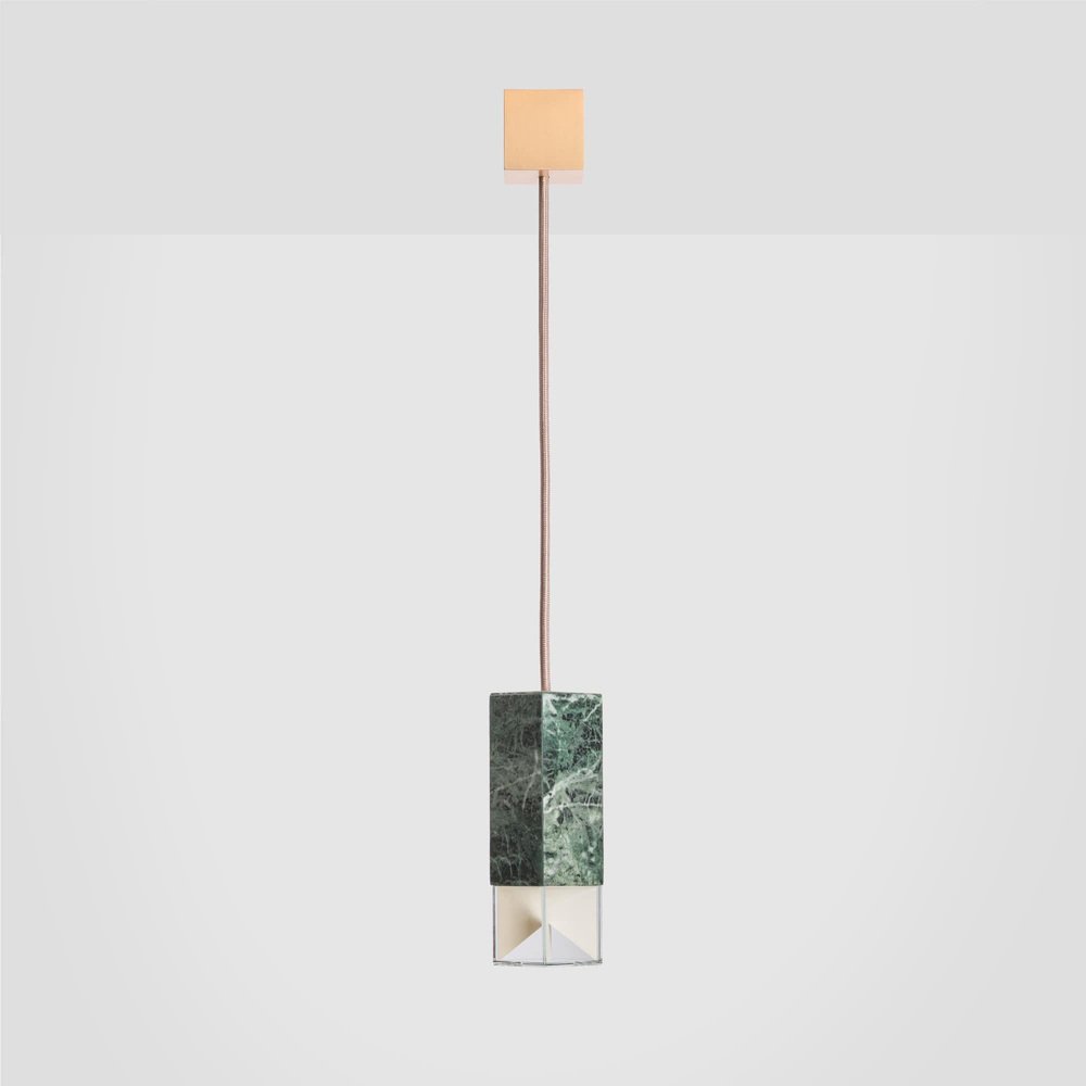 One Color Edition Marble Lamp by Formaminima