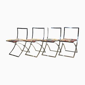 One Off Hand-Painted Luisa Dining Chairs by Marcello Cuneo, Set of 4-MO-1181280