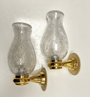 Onion Shaped Murano Glass Wall Lights from Keuco, 1970s, Set of 2-WZZ-1752756