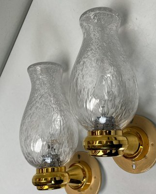 Onion Shaped Murano Glass Wall Lights from Keuco, 1970s, Set of 2-WZZ-1752756