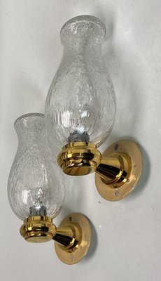 Onion Shaped Murano Glass Wall Lights from Keuco, 1970s, Set of 2-WZZ-1752756