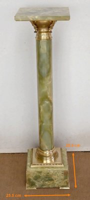 Onyx and Bronze Column, Late 19th Century-RVK-1440904