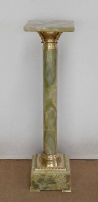 Onyx and Bronze Column, Late 19th Century-RVK-1440904