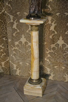 Onyx Column, Late 19th Century-AXR-1736431