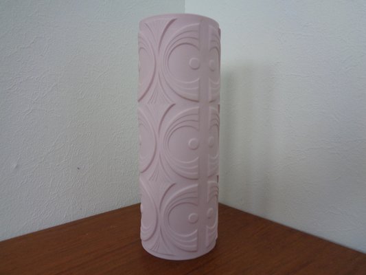 Op Art Pink Vase from Scherzer, Germany, 1960s-RDW-1395980