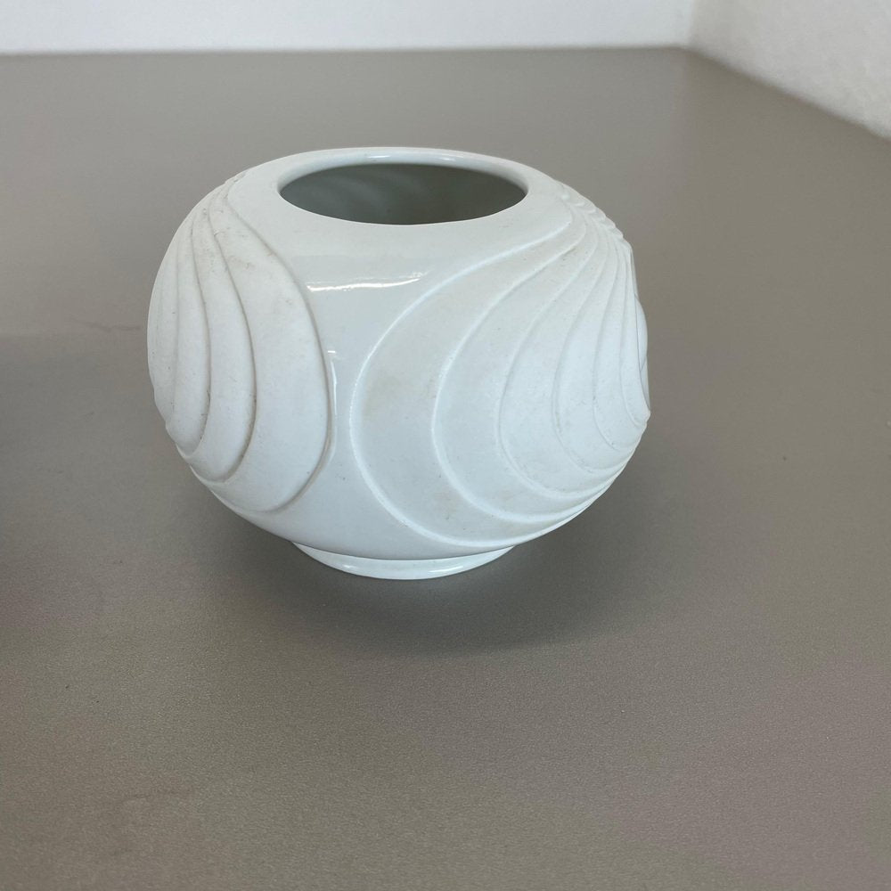 Op Art Porcelain Vase from Royal Bavaria KPM, Germany, 1970s, Set of 2