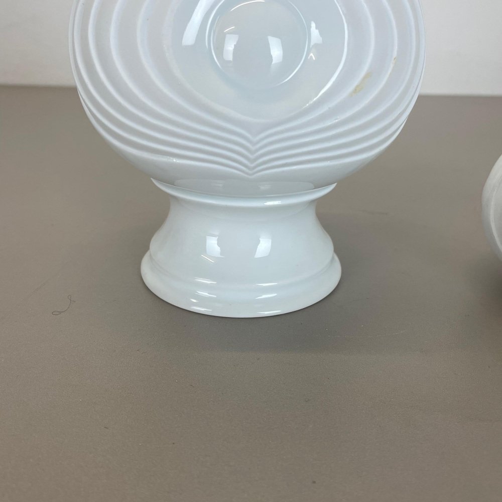 Op Art Porcelain Vase from Royal Bavaria KPM, Germany, 1970s, Set of 2