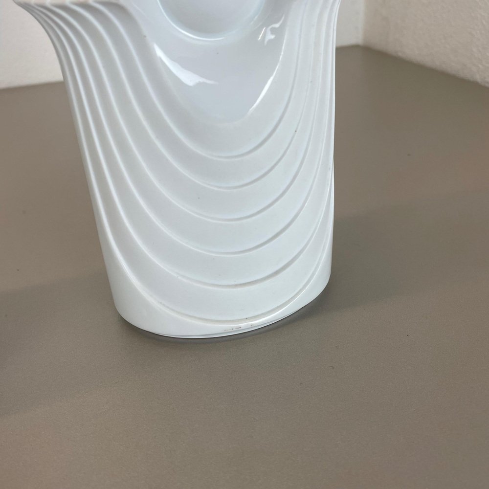 Op Art Porcelain Vases by Royal Bavaria KPM, Germany, 1970s, Set of 2