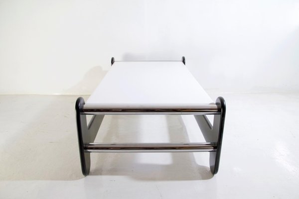 Op Style Black and White Coffee Table, Italy, 1970s-FO-993036