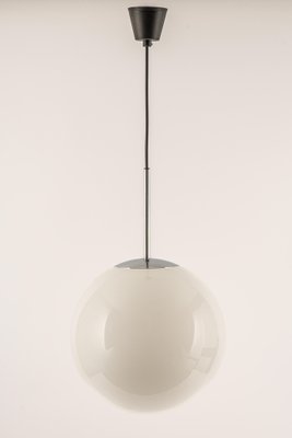 Opal Ball Pendant Light by Peill Putzler, Germany, 1970s-UGR-1244756