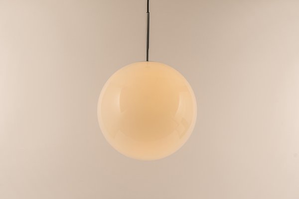 Opal Ball Pendant Light by Peill Putzler, Germany, 1970s-UGR-1244756