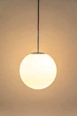 Opal Ball Pendant Light by Peill Putzler, Germany, 1970s-UGR-1244756