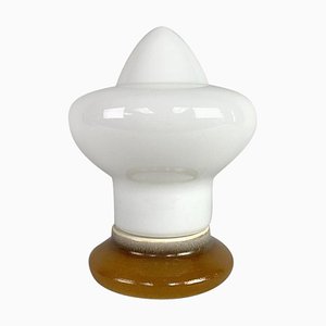 Opal Glass & Ceramic Table Lamp by Ivan Jakeš for Osvětlovací Sklo, 1960s-TZ-781191