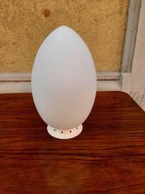 Opal Glass Model Egg Table Lamp by Ben Swildens for Fontana Arte, 1990s-OHK-775136