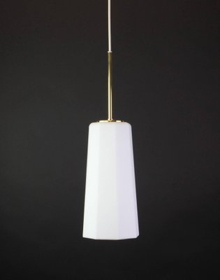 Opal Glass Pendants by Limburg, Germany, 1970s-UGR-1085691