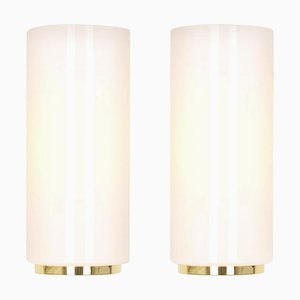 Opal Glass Sconces from Limburg, Germany, Set of 2-UGR-1085847