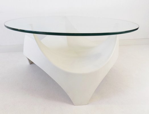 Opal Glass Table from Opal Möbel, 1960s-HUW-1031224