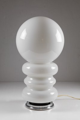 Opal Glass Table Lamp, 1970s-LMR-1367178