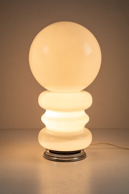 Opal Glass Table Lamp, 1970s-LMR-1367178