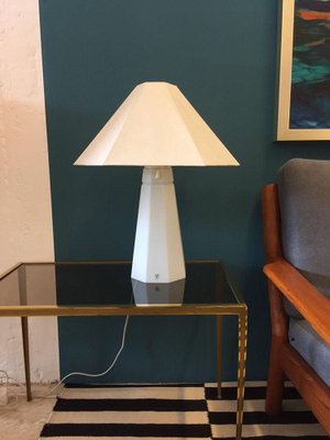 Opal Glass Table Lamp from Peill & Putzler, 1960s-WSA-831384