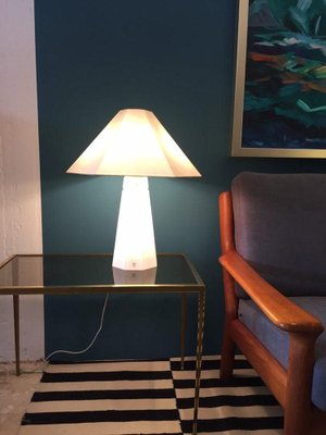 Opal Glass Table Lamp from Peill & Putzler, 1960s-WSA-831384