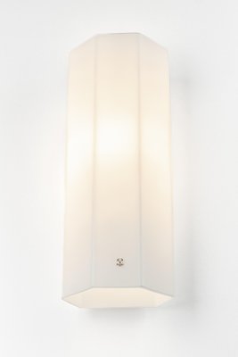 Opal Glass Wall Sconces attributed to Peill & Putzler, Germany, 1970s, Set of 2-UGR-1385869